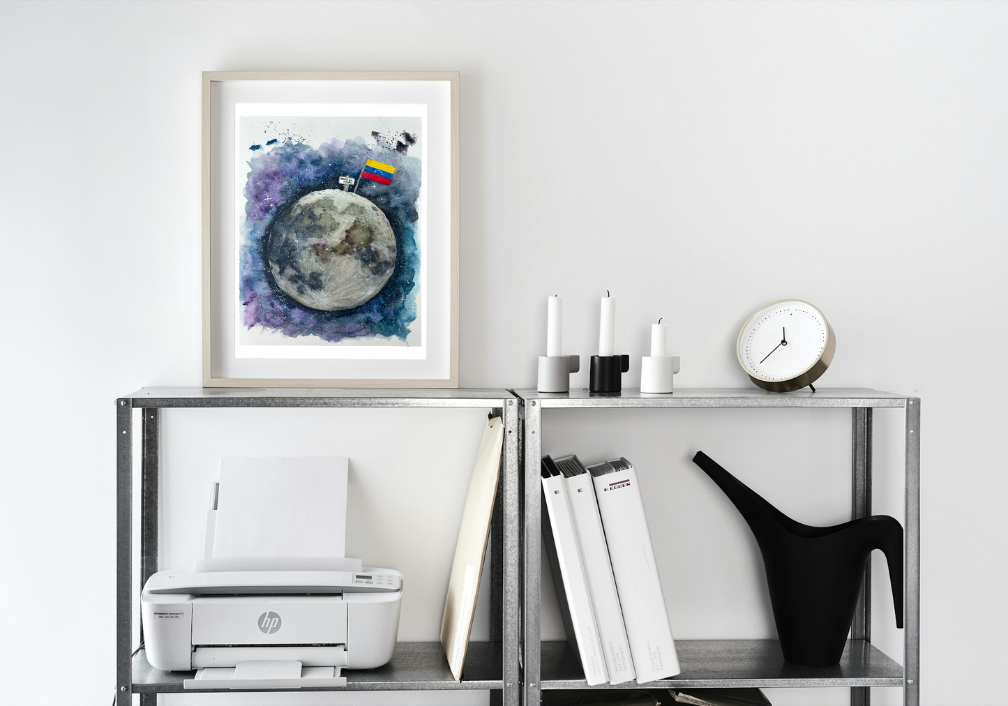Hasta la Luna de Ida y Vuelta / To the Moon and Back (Print)