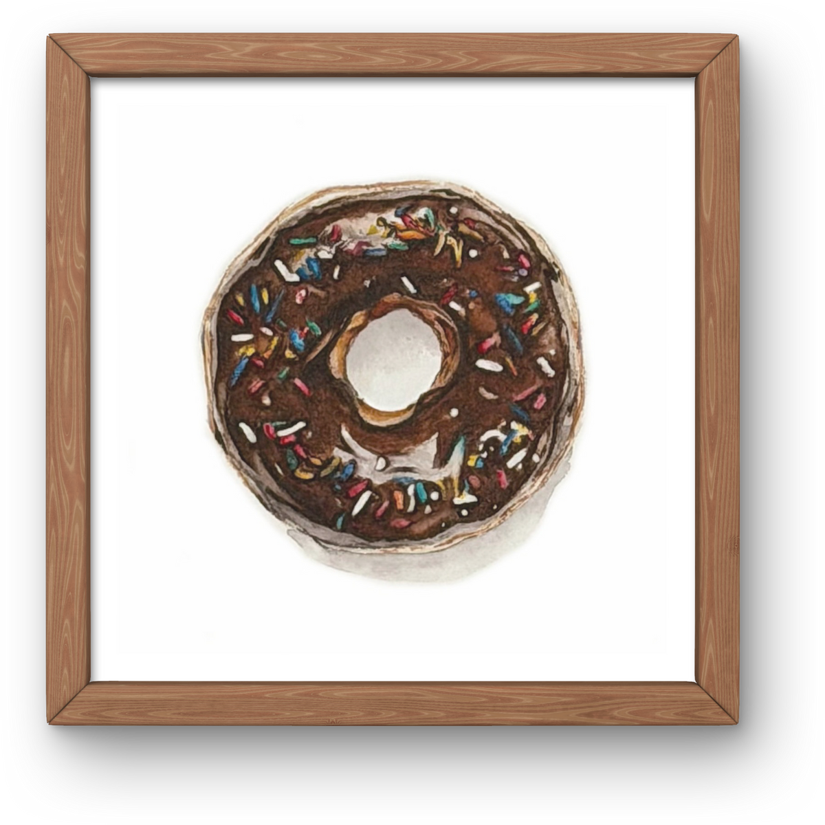 Donut Series - 4x4 Mini Giclée Fine Art Print