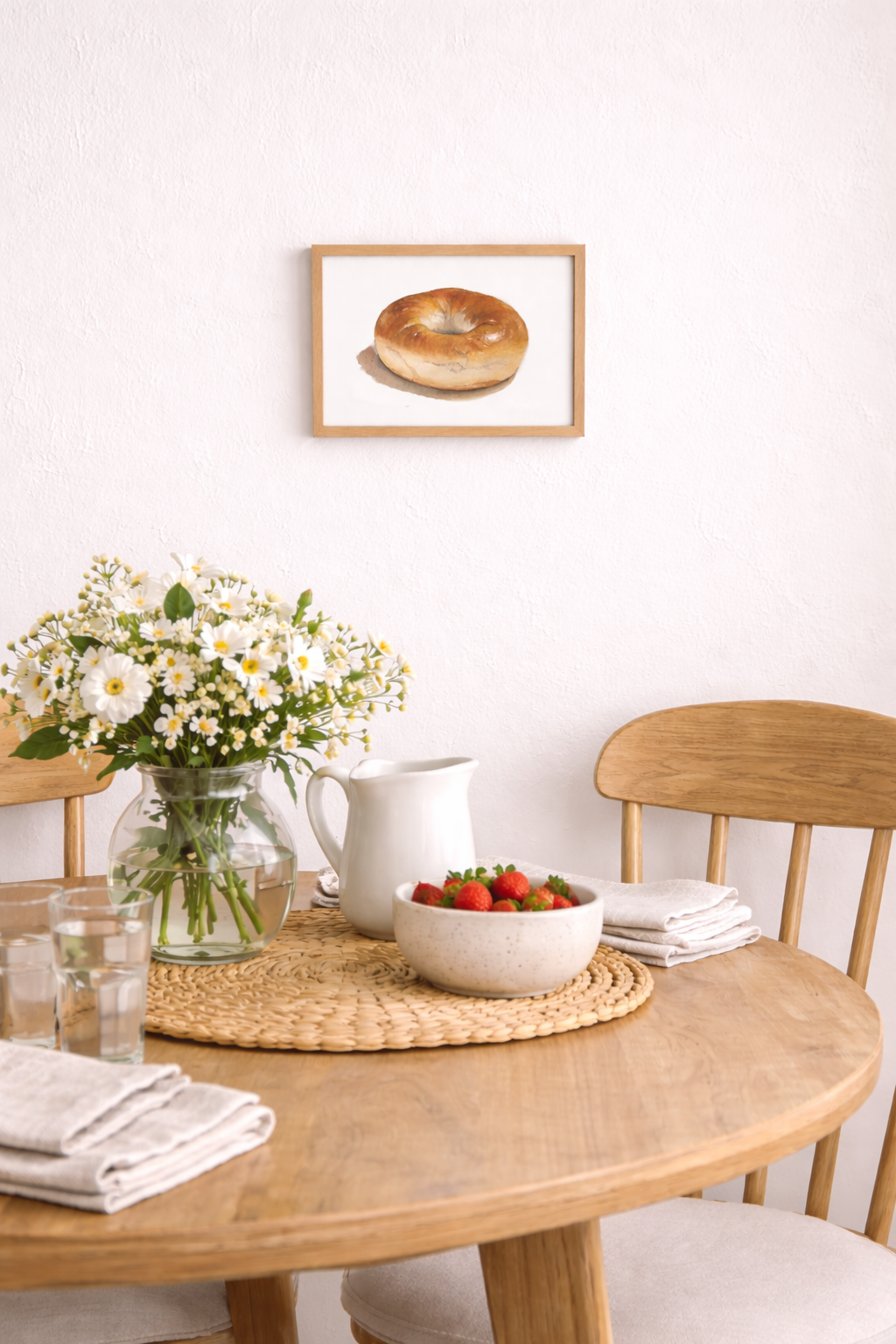 A Bagel – Watercolor Fine Art Print