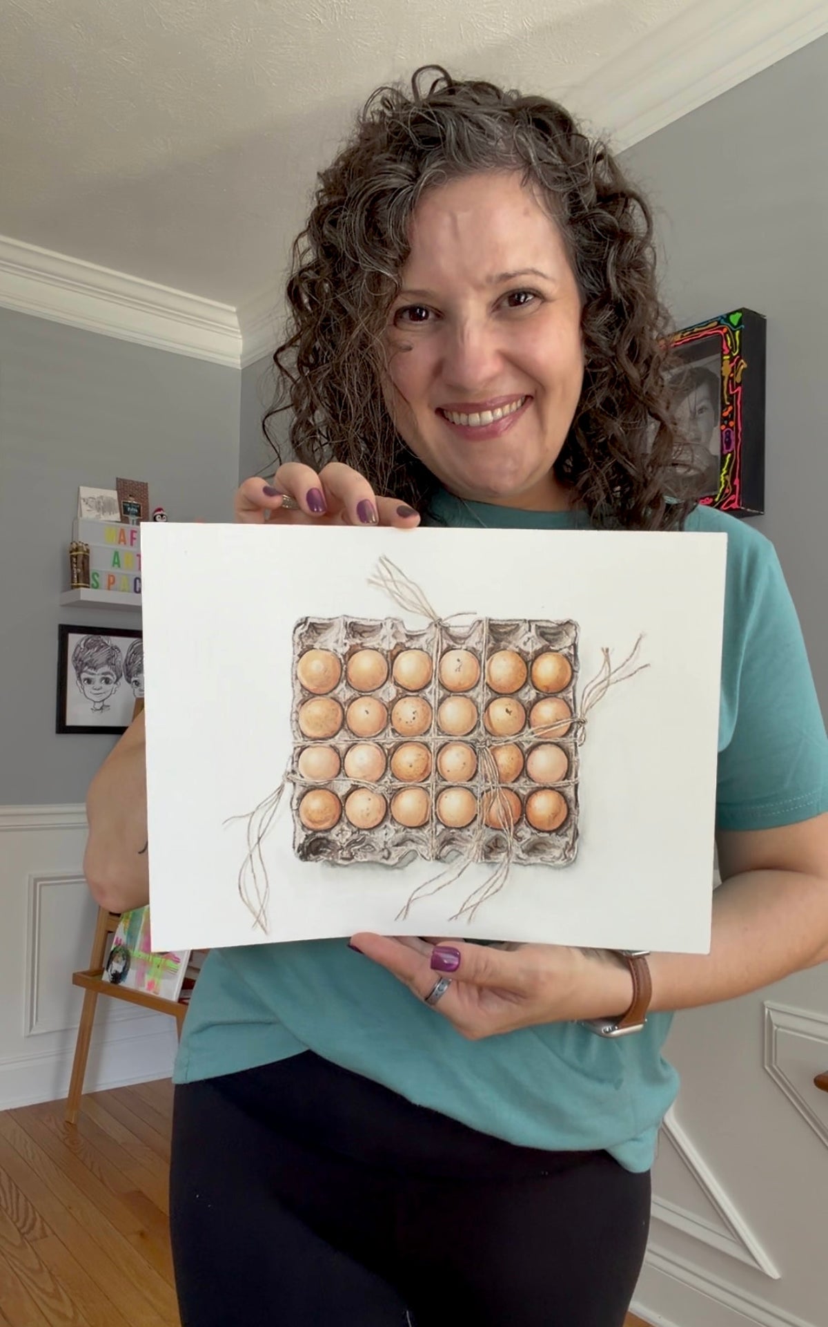 Held Together - Original Watercolor Painting
