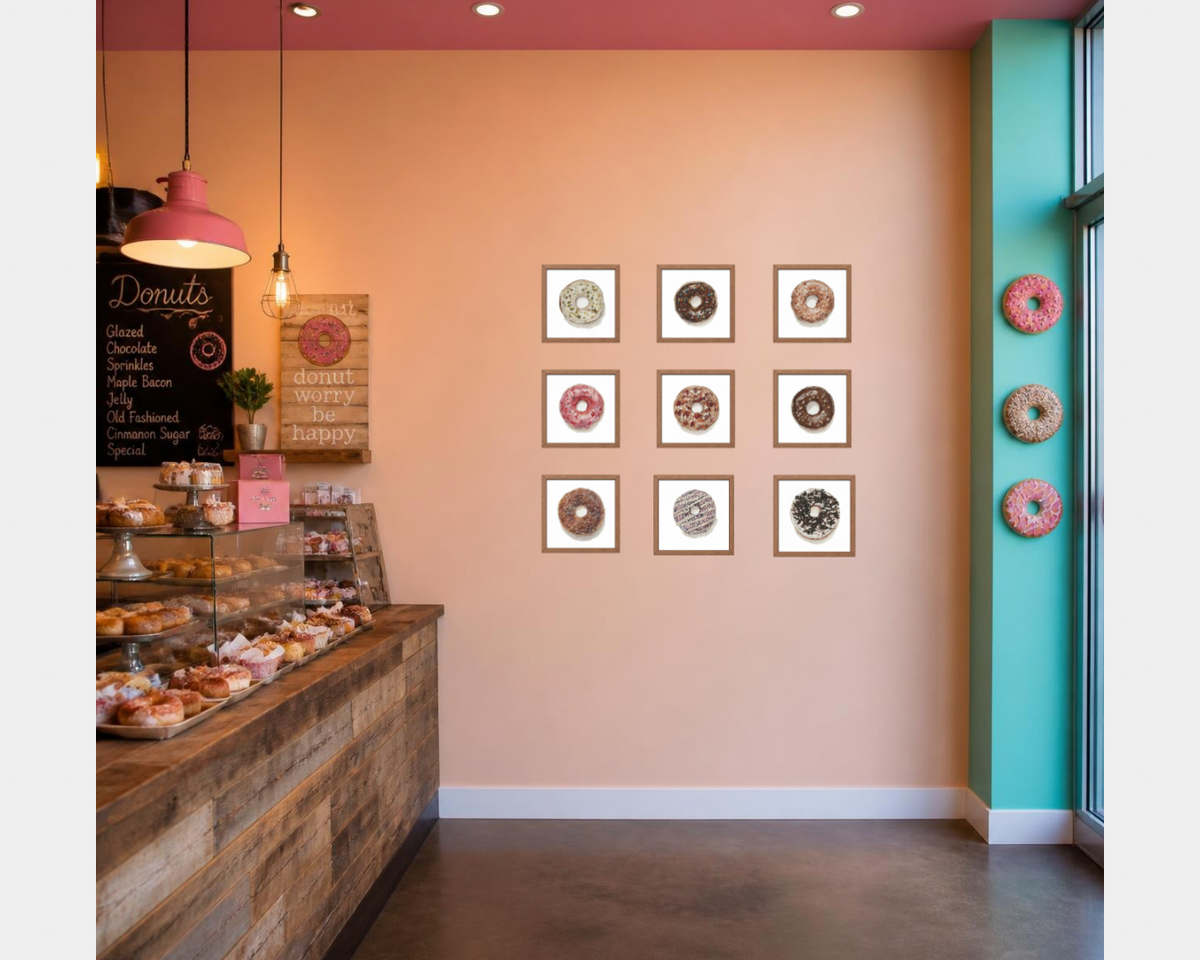 Donut Series - 4x4 Mini Giclée Fine Art Print