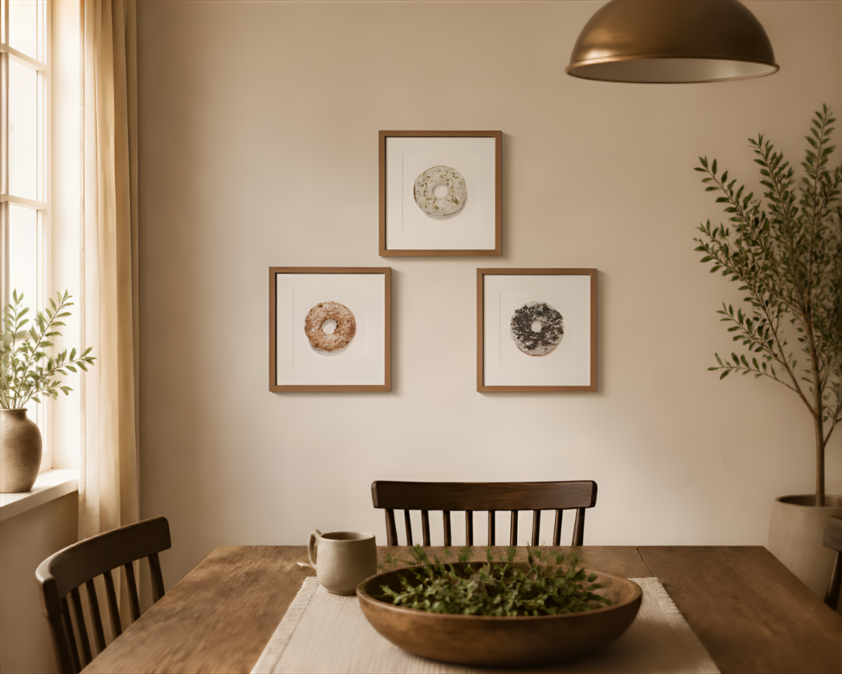 Donut Series - 4x4 Mini Giclée Fine Art Print